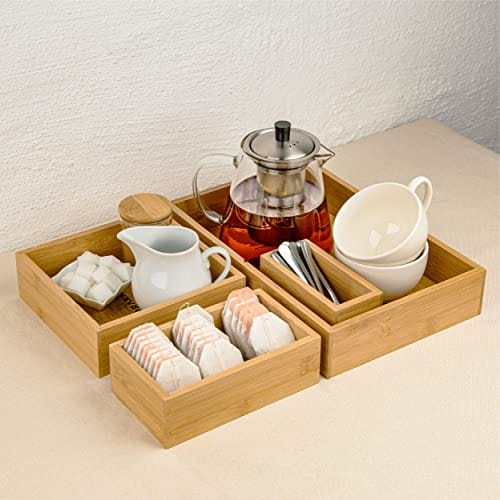 Zestaw 8 pudełek na organizery do szuflad - Wykonane z - obrazek 8