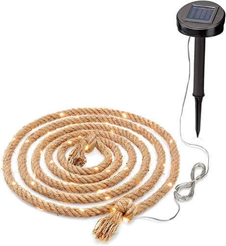 Auraglow Zasilana energią słoneczną 60 żarówek LED, dekoracyjna lampa - obrazek 2