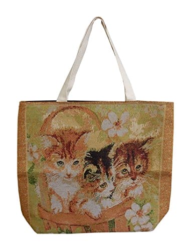 Tkana torebka z 3 kotami