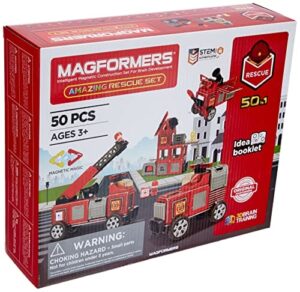 MAGFORMERS GmbH 278-56 Magformers Amazing Rescue Set 50T, kolorowy, od