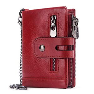 Portfel damski skórzany portfel damski blokujący RFID portfel damski m