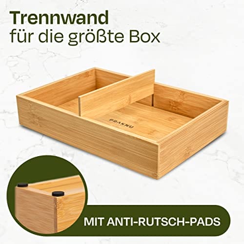 Zestaw 8 pudełek na organizery do szuflad - Wykonane z - obrazek 2