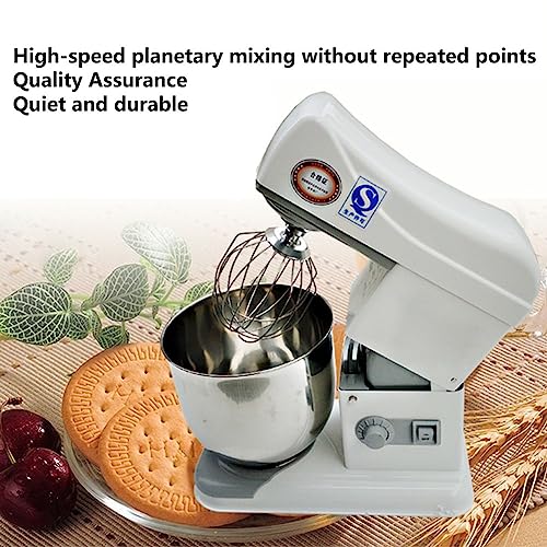 Wielofunkcyjny robot do ciasta z miską ze stali nierdzewnej - idealny do mocnego ugniatania, mieszania i ubijania ciast, chlebów, ciastek i więcej! - obrazek 2