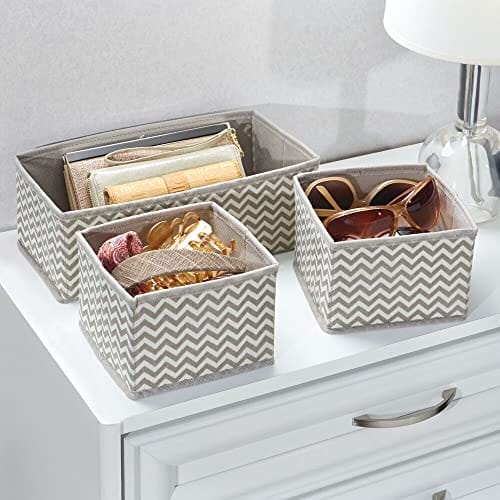mDesign Elegancki organizer do szuflady – Materiałowe - obrazek 8