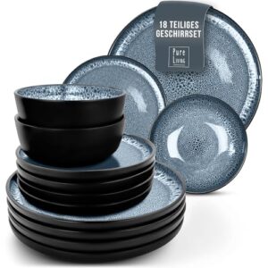 Ibiza 18-częściowy zestaw naczyń kamionkowych dla 6 osób