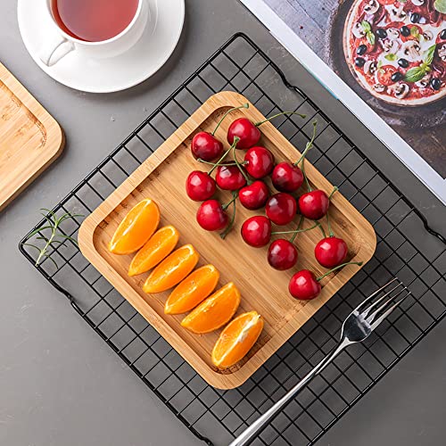 Bambusowa taca na herbatę dekoracyjna taca do serwowania - obrazek 7