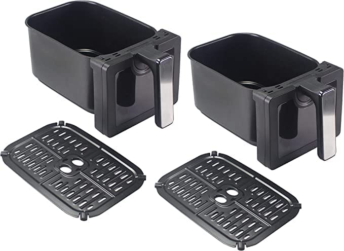 BEPER P101FRI090 Heißluftfritteuse Doppelkammer, 9 L (4,5 pro Korb) - Heißluftfritteuse 2 kammern mit 7 Programmen - obrazek 2