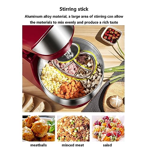 PAHION Robot kuchenny 600 W elektryczny mikser 6 biegów - obrazek 8