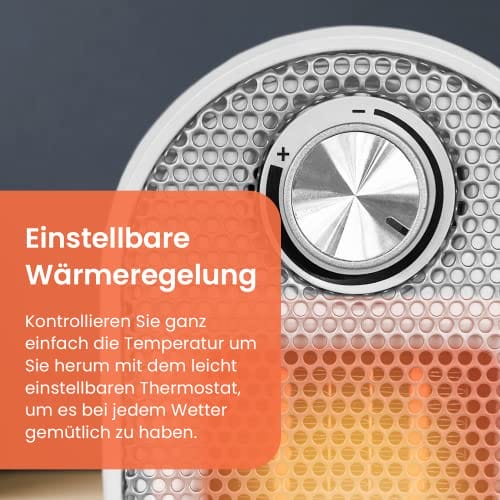 ProBreeze Mały Grzejnik Elektryczny Przenośny Mini - obrazek 5