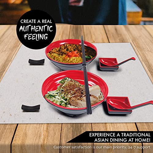 Goliber Balibetov zestaw misek do ramenu, zawiera melaminowe miski ram - obrazek 2