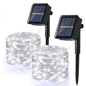Zestaw 2 szt. Halloween Solar Lights Girland, 14 m, 120 diod LED, fiol