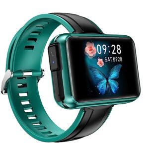 Bransoletka do smartwatcha z bezprzewodowym zestawem słuchawkowym Bluetooth TWS dla kobiet mężczyzn 14 cala ekran dotykowy tętno ciśnienie krwi tlen fitness tracker Bluetooth połączenie telefoniczne dla systemu Android IOS zielona - Przenośna konstrukcja 2 w 1, dźwięk HiFi, tracker aktywności, połączenie telefoniczne Bluetooth, przypomnienie o informacjach o telefonie, więcej funkcji i wodoodporność