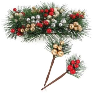 com-four® 20x galazki ozdobne do aranzacji swiatecznych - dekoracja sw