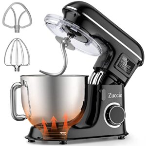 Zuccie Planetaria 1500W 8L Zagniatarka planetarna Robot - Potężny silnik, 4 akcesoria, duża pojemność