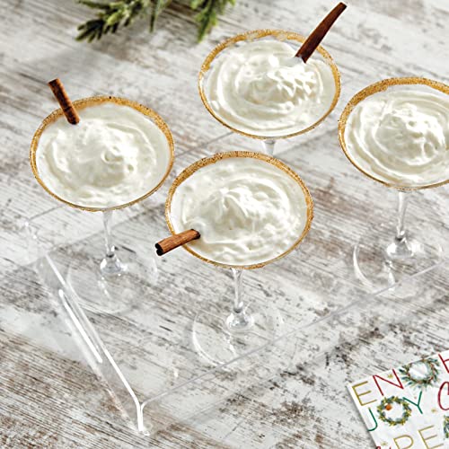 mDesign 2-częściowy zestaw tacy do serwowania – duża - obrazek 3