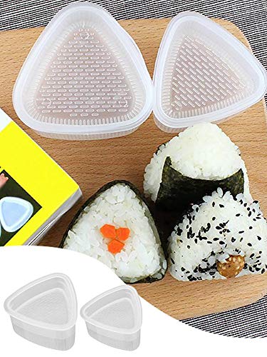 ZQO Trójkątna forma do sushi - Łatwa w użyciu, DIY, Dwa rozmiary, Łatwa do czyszczenia, Łatwa do przechowywania - obrazek 2