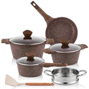 Zestaw garnków i patelni do kuchenek indukcyjnych – zestaw