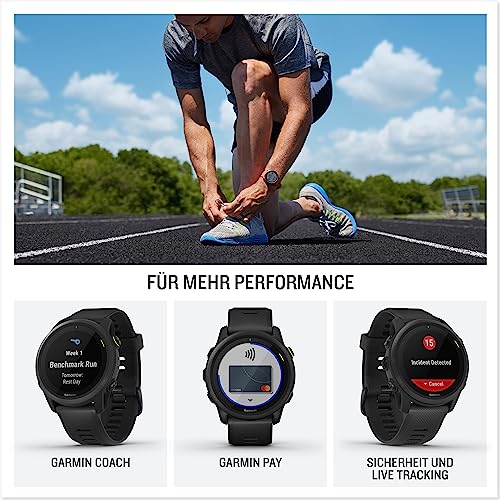Garmin Forerunner 745 Smartwatch do Biegania GPS Czerwony - Monitor aktywności z szybkim dostępem do statystyk, muzyki i płatności - obrazek 6