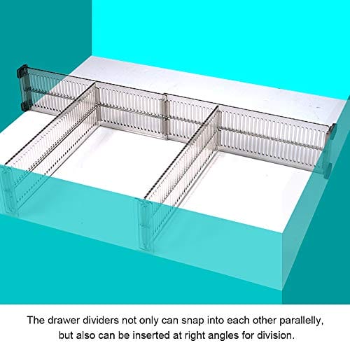 Baffect Przegrody do szuflady 4 sztuki organizery do szuflad - obrazek 6