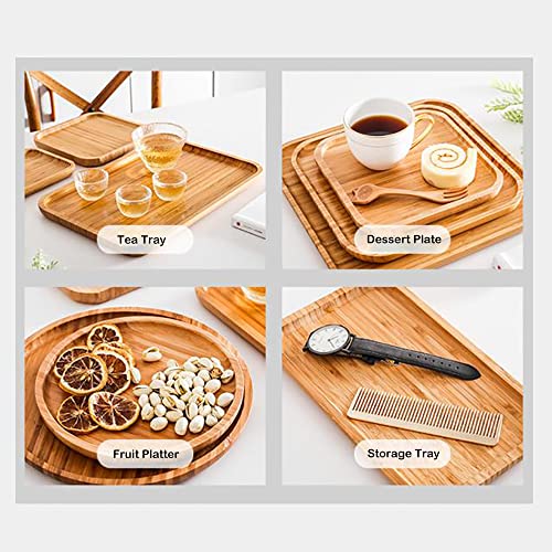 Bambusowa taca na herbatę dekoracyjna taca do serwowania - obrazek 3