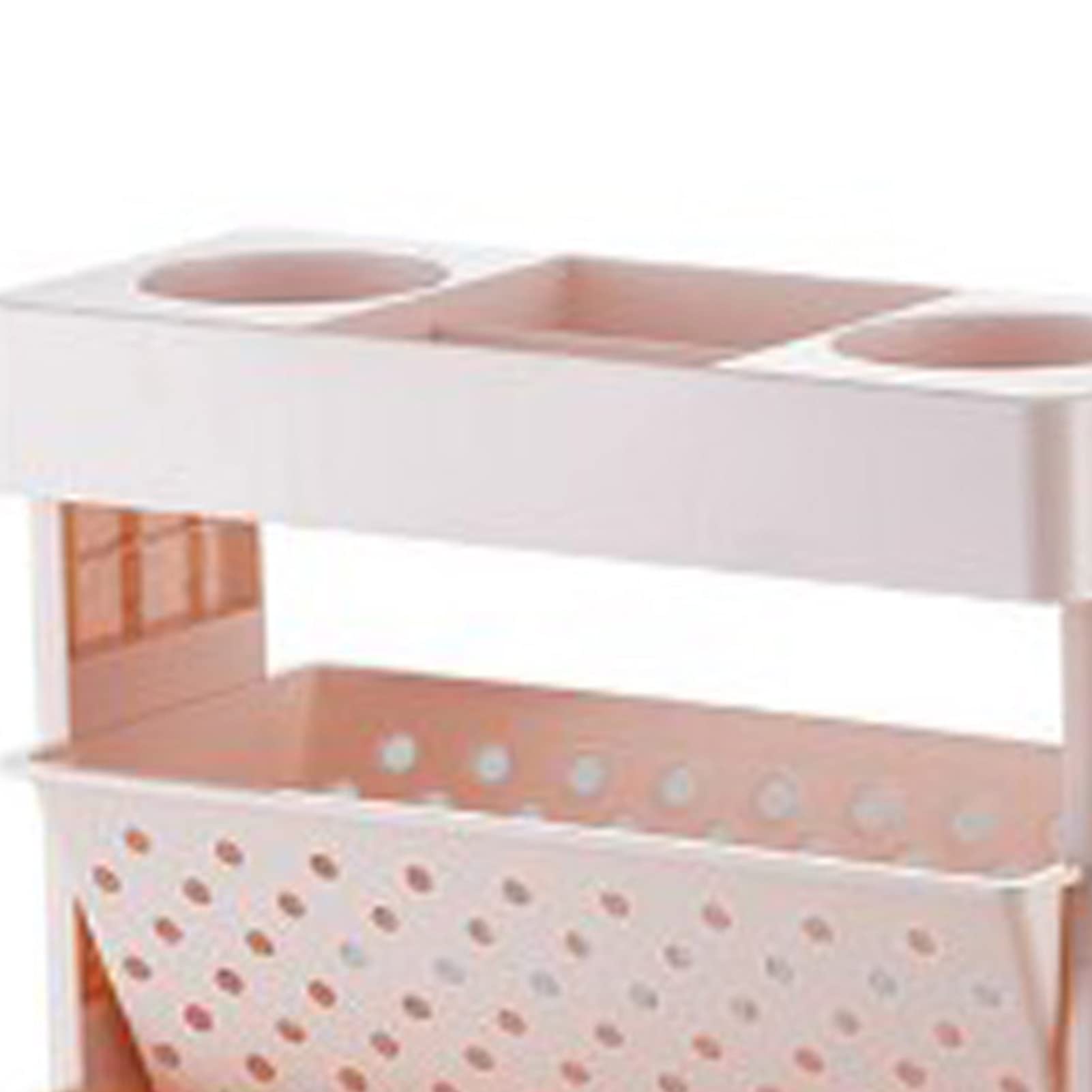 5 Poziomów Zdejmowany Mobilny Wózek na Książki z Kółkami - obrazek 7