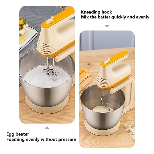 Mikser ręczny i stojący 2 w 1 robot kuchenny z miską do - obrazek 7
