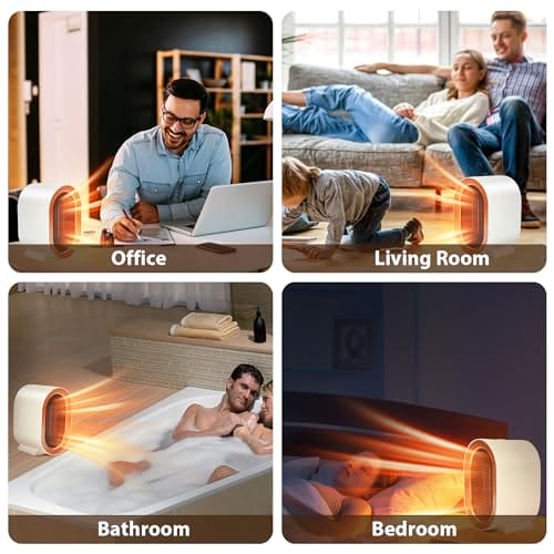 Weinsamkeit termowentylator energooszczędny 1200 W ciche - obrazek 2