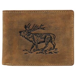 Green Burry Vintage portfel 1705-STAG, brązowy, portmonetka