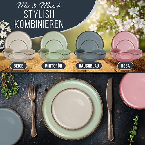 Zestaw naczyń dla 6 osób rustykalny 18-częściowy rustykalny - obrazek 7