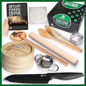 The Kit Company Zestaw do robienia Dim Sum | 14 szt. Sprzęt