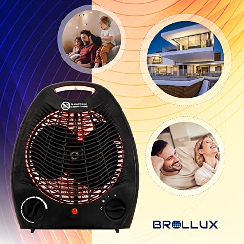 BROLLUX grzejnik elektryczny 2000W przenośny termowentylator VO-W nagr - obrazek 5