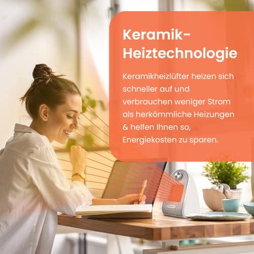 ProBreeze Mały Grzejnik Elektryczny Przenośny Mini - obrazek 7