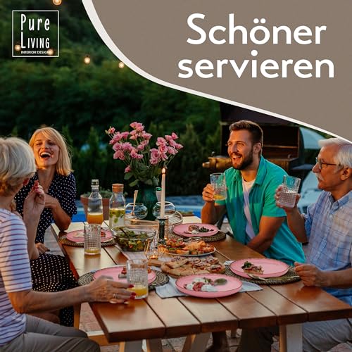 Zestaw naczyń dla 6 osób rustykalny 24-częściowy rustykalny - obrazek 2