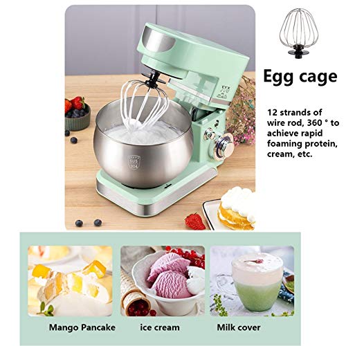 Robot kuchenny 1200 W z miską 55 l - 6-biegowy robot kuchenny BLUNOA - obrazek 5