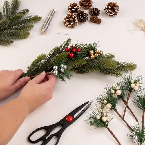 com-four® 20x galazki ozdobne do aranzacji swiatecznych - dekoracja sw - obrazek 7