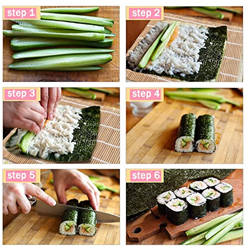 Zestaw do sushi z bambusową matą - idealny dla początkujących - obrazek 4