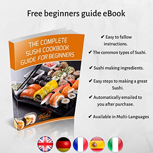 Zestaw do sushi 11 sztuk - Przygotuj własne sushi w domu - Krista's Kitchen - obrazek 4