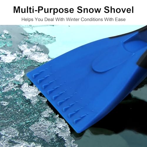 xnnmzhao Osłona przedniej szyby z szuflą do śniegu z osłoną - obrazek 4