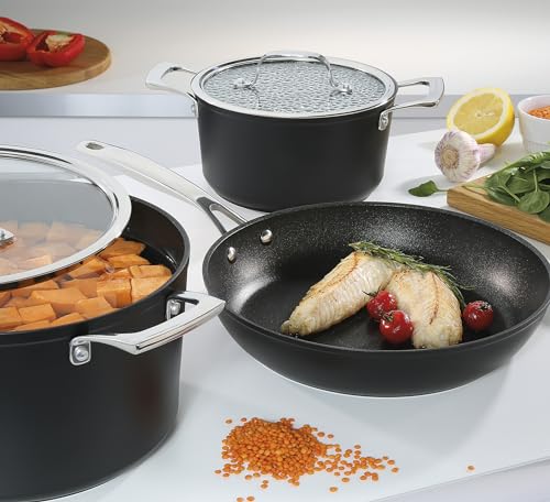 Spring Meridian Intense Pro Zestaw Garnków i Patelni, Aluminium, Czarn - obrazek 6