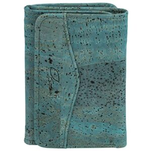 Portfel damski z korka, wegański portfel damski na 9+ kart, z ochroną