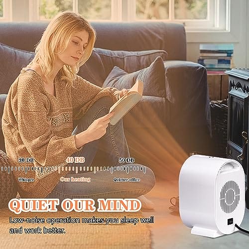 Mały termowentylator 220 V 1200 W ogrzewanie ceramiczne 2 - obrazek 3