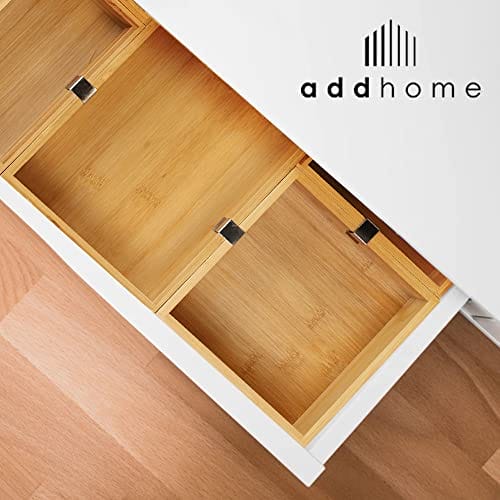 Bambusowy organizer do szuflad | 6 pudełek do szuflad do różnorodnych - obrazek 4