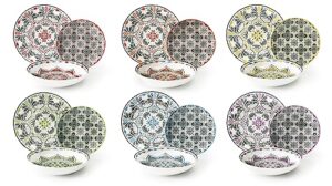 Excelsa Roma Zestaw Obiadowy 18 Sztuk - Porcelana, 6 Osób