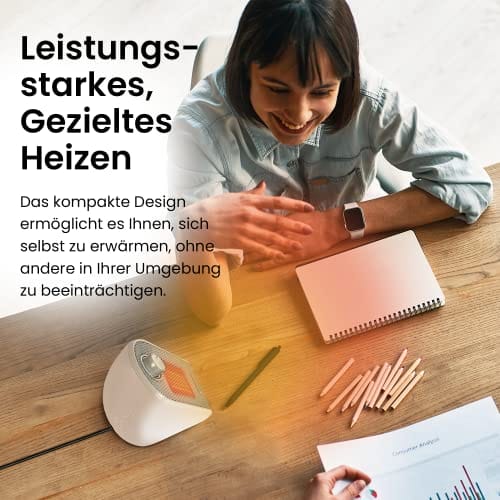 ProBreeze Mały Grzejnik Elektryczny Przenośny Mini - obrazek 6