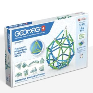 Geomag Classic – 142 szt. – 100% tworzywo sztuczne z