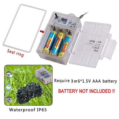 BOWKA łańcuch świetlny 15 m, 150 diod LED, możliwość ściemniania, 3 tryby świecenia: ciepła biel/RGB/ciepła biel i światło RGB, timer 4/8 godzin, wodoszczelny, nastrojowe światła do pokoju, na Boże - obrazek 3