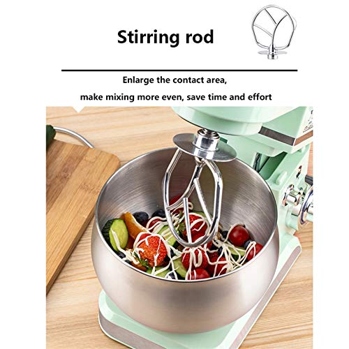 Robot kuchenny 1200 W z miską 55 l - 6-biegowy robot kuchenny BLUNOA - obrazek 6