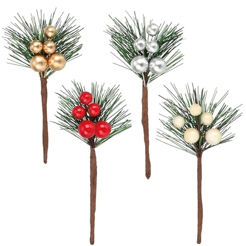 com-four® 20x galazki ozdobne do aranzacji swiatecznych - dekoracja sw - obrazek 5