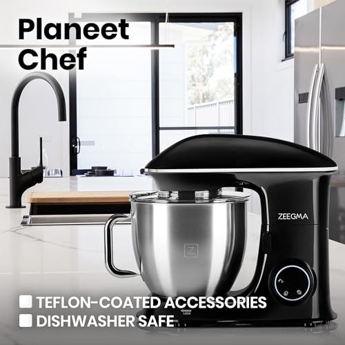 Zeegma Planeet Chef - Wielofunkcyjny Robot Kuchenny z Mocnym Silnikiem 2200W i Dużą Pojemnością 6,5L - obrazek 3