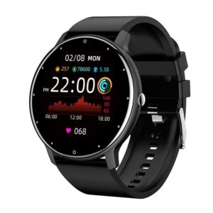 08 cm ultra cienki smartwatch fitness tracker krokomierz z funkcją pomiaru tętna, ciśnienia krwi, tlenu we krwi i monitorowania snu - TEKMAGIC